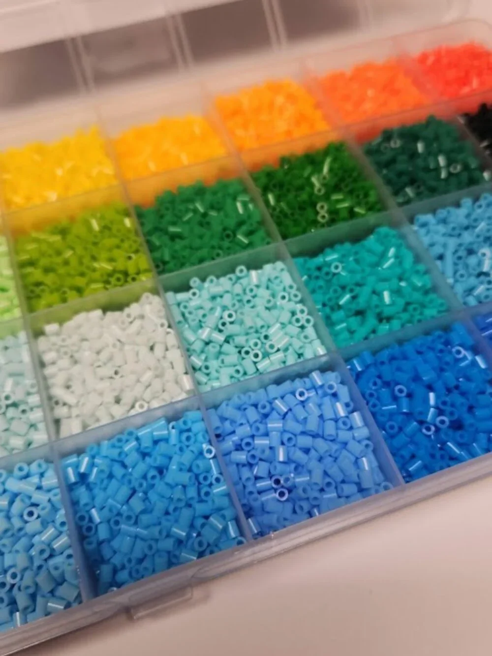 Mini Fuse Beads Kit 12,000 Beads 2.6mm in 24 Colors Craft Supplies Crafting Set